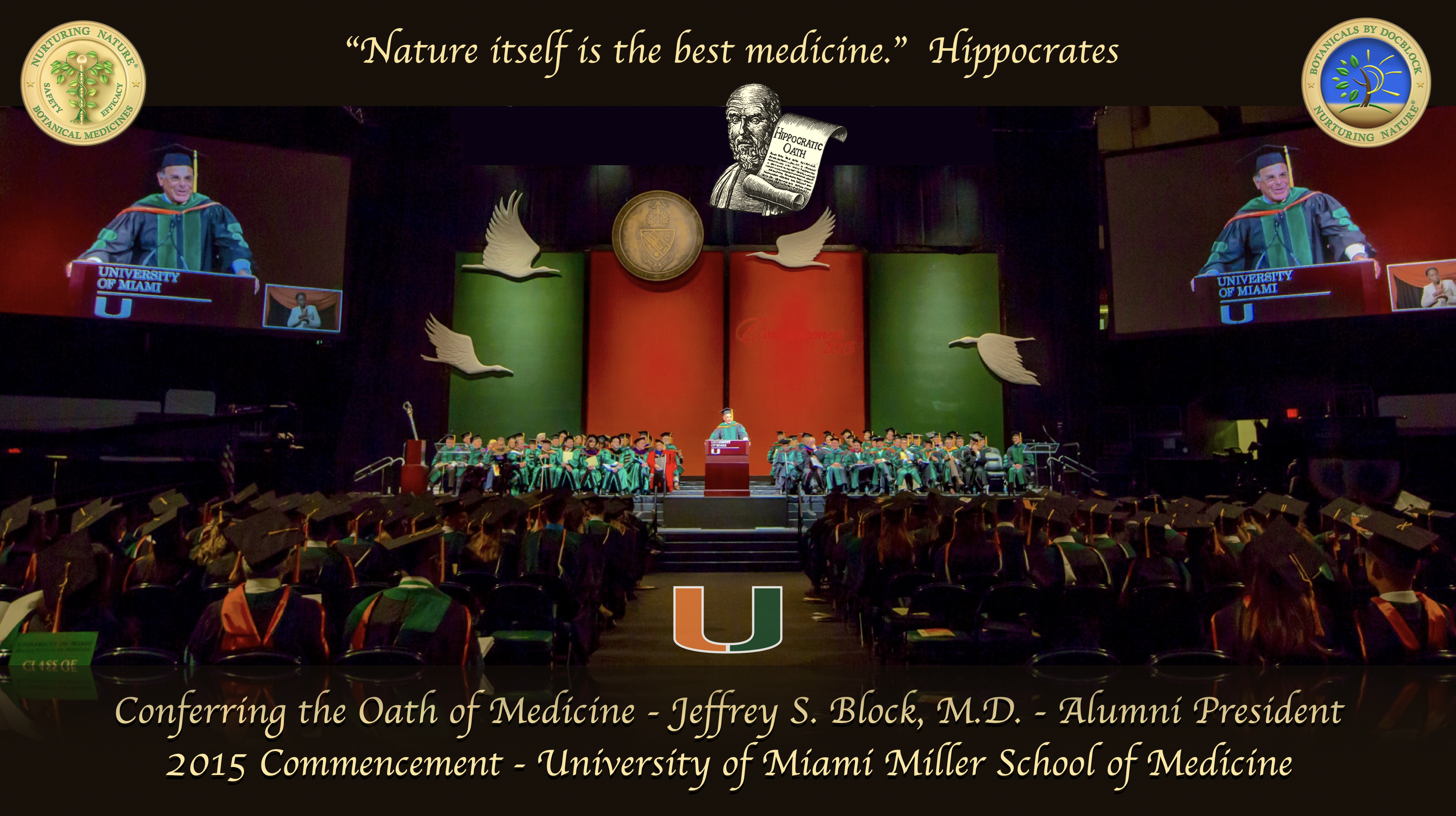 Conferring The Oath Of Medicine
